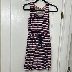 Striped Sleeveless Kids Dress